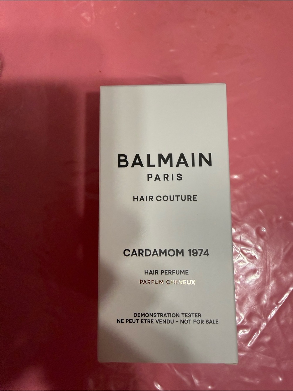 Balmain Cardamom 1974 Hair Couture - White & Pink